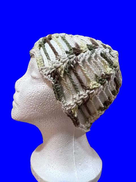 Crochet Breathable Cap (Multi color)