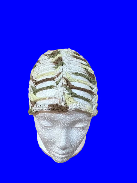 Crochet Breathable Cap (Multi color)