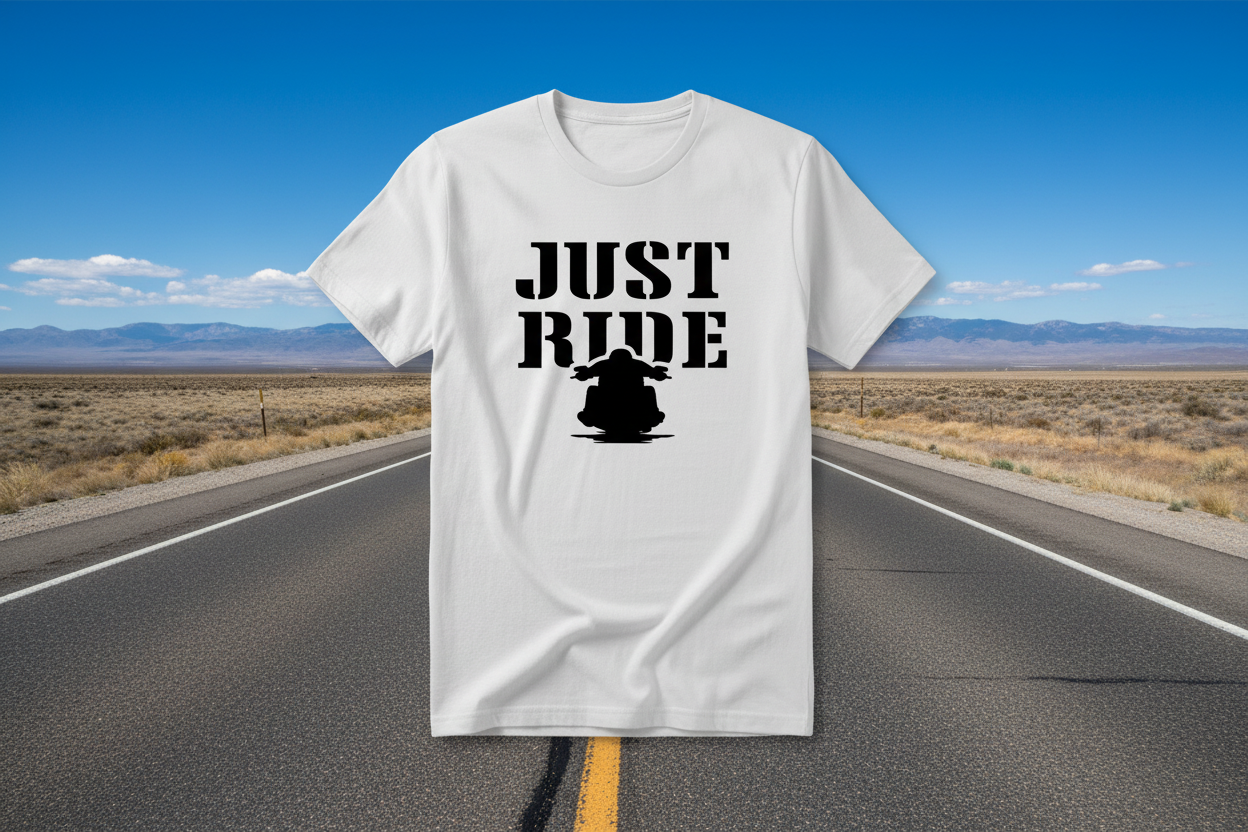 Just Ride, Motorcycle T-Shirt